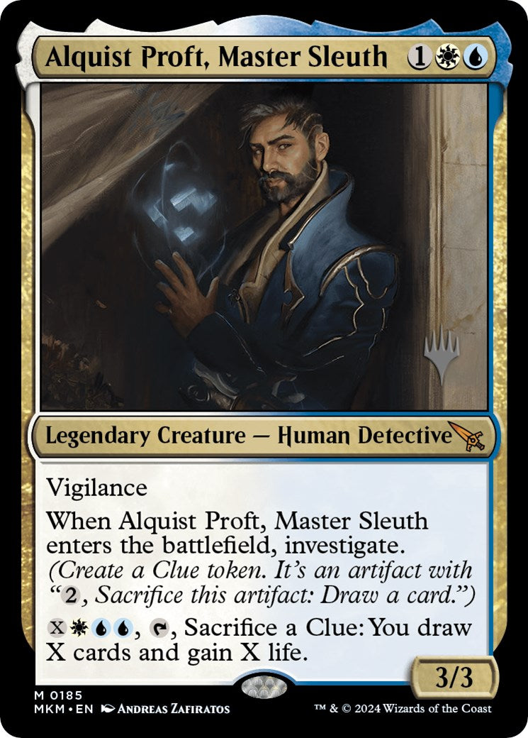 Alquist Proft, Master Sleuth (Promo Pack) [Murders at Karlov Manor Promos] | Jomio and Rueliete's Cards and Comics
