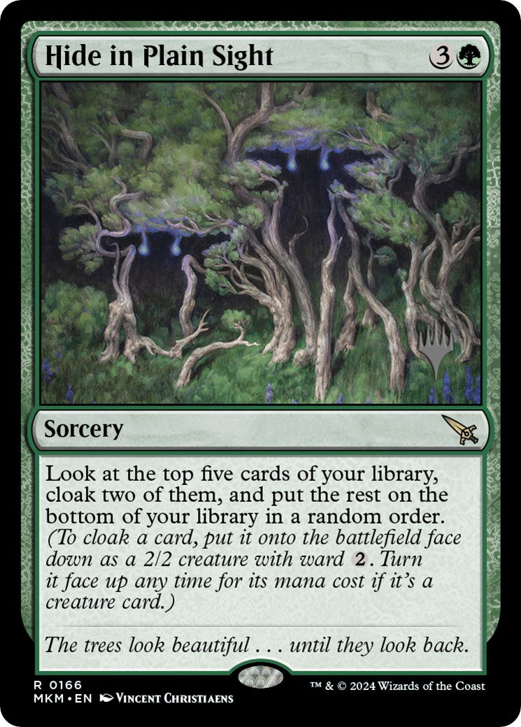 Hide in Plain Sight (Promo Pack) [Murders at Karlov Manor Promos] | Jomio and Rueliete's Cards and Comics