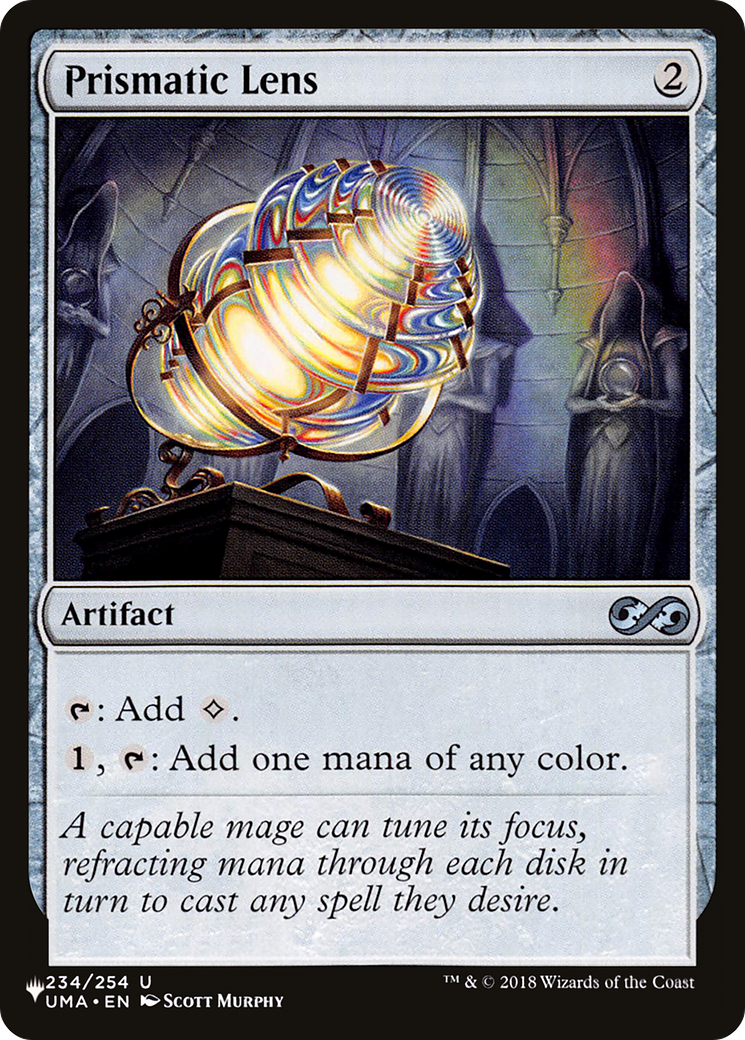 Prismatic Lens [The List] | Jomio and Rueliete's Cards and Comics