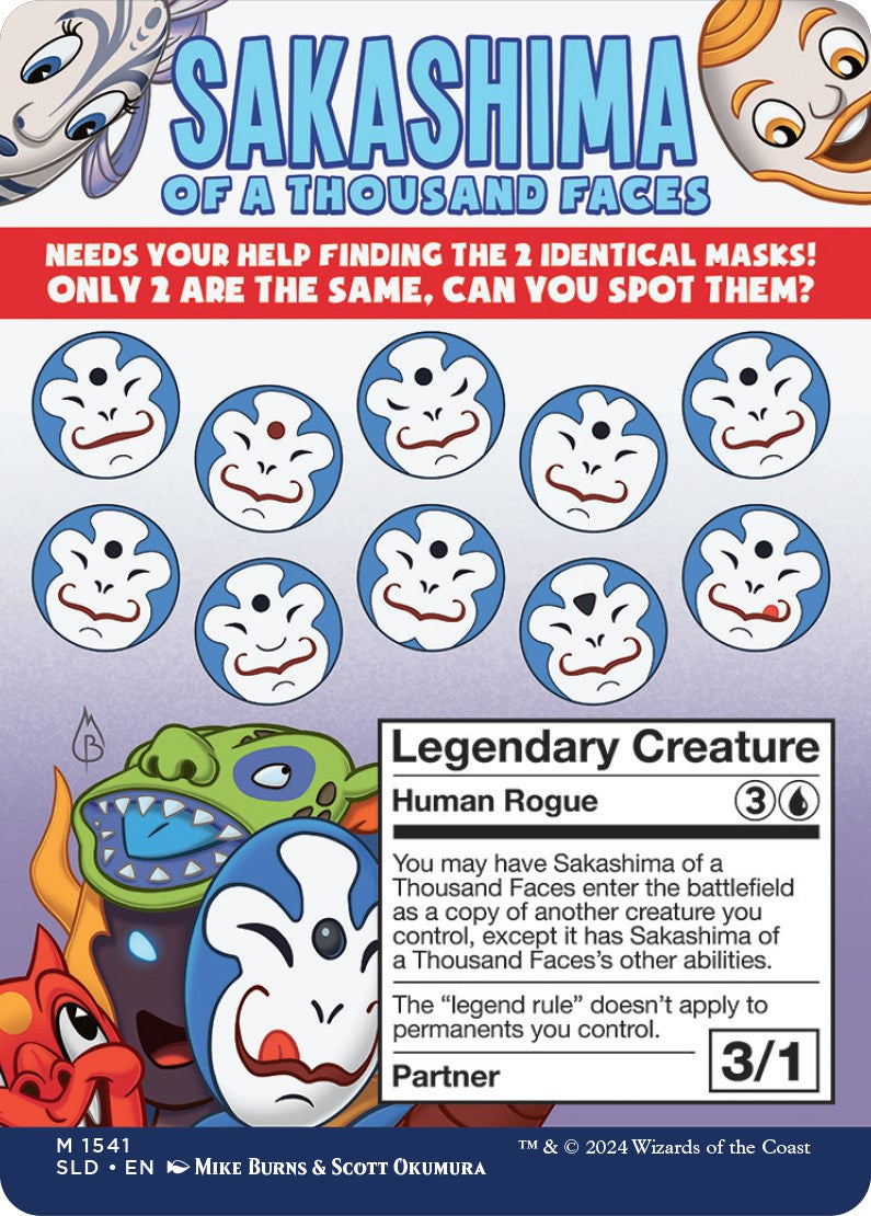 Sakashima of a Thousand Faces [Secret Lair Drop Series] | Jomio and Rueliete's Cards and Comics
