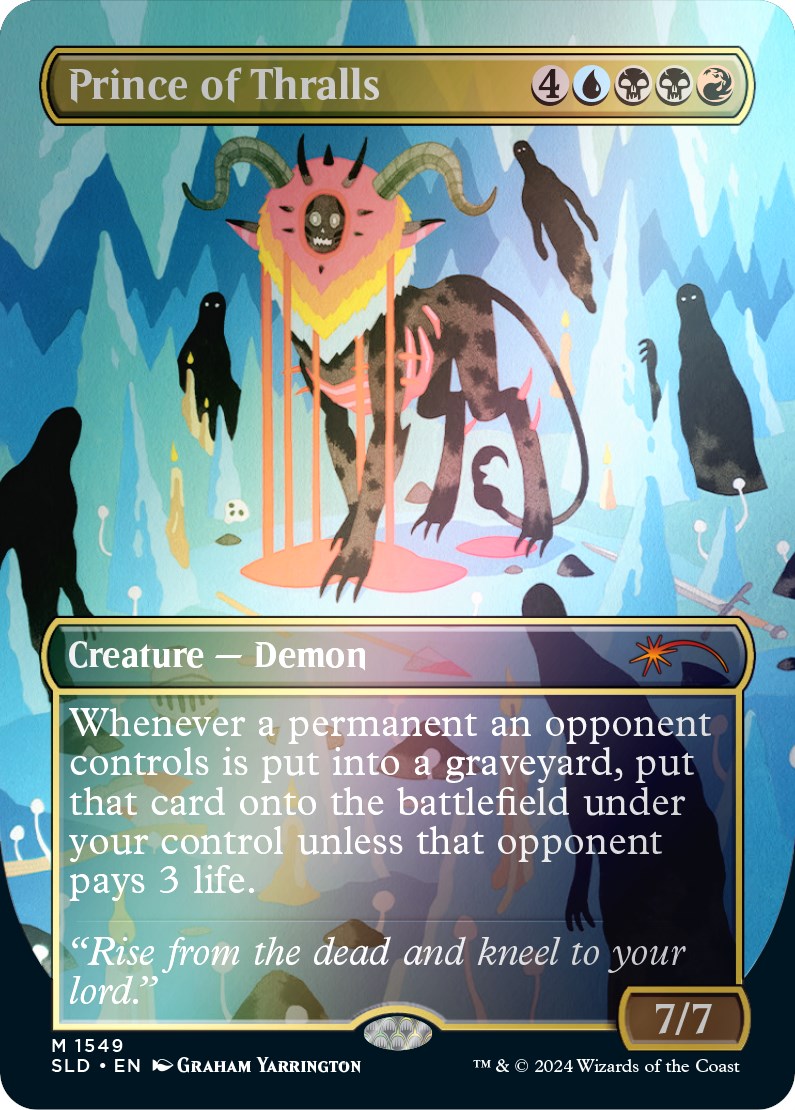 Prince of Thralls (Rainbow Foil) [Secret Lair Drop Series] | Jomio and Rueliete's Cards and Comics