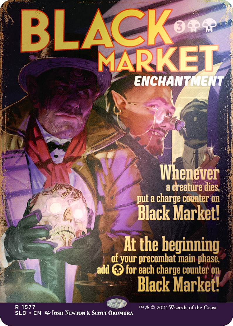 Black Market (Rainbow Foil) [Secret Lair Drop Series] | Jomio and Rueliete's Cards and Comics