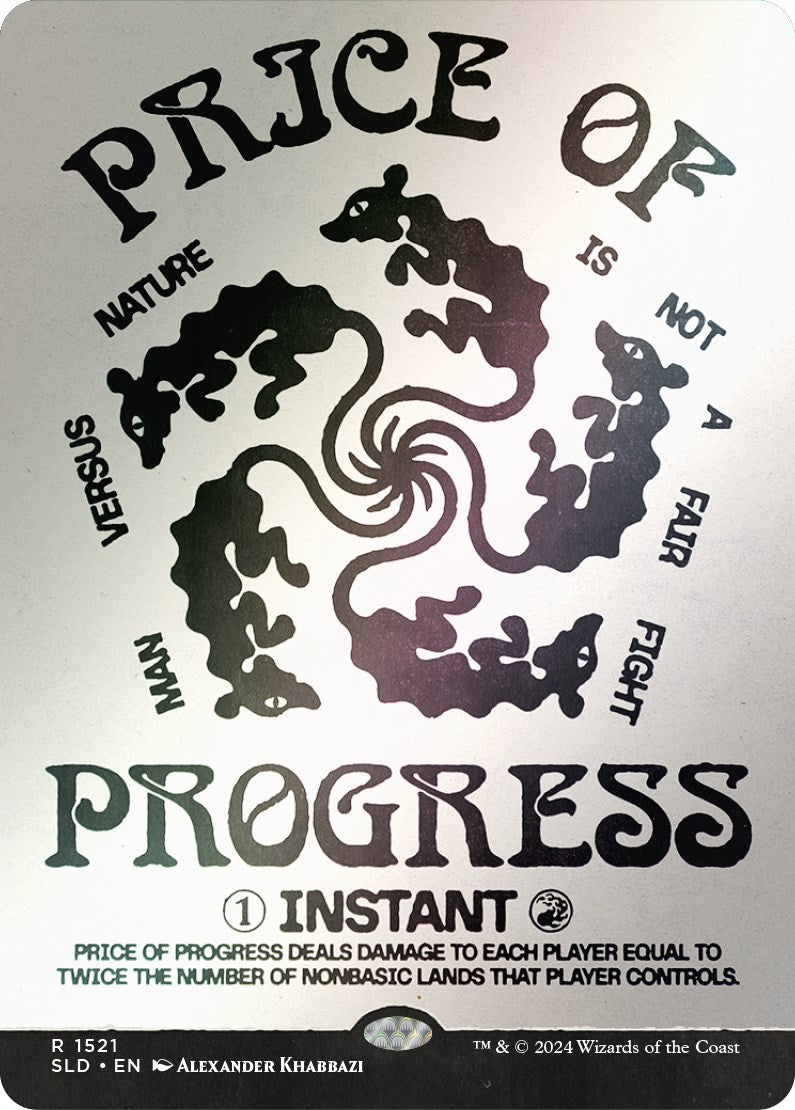 Price of Progress (Rainbow Foil) [Secret Lair Drop Series] | Jomio and Rueliete's Cards and Comics