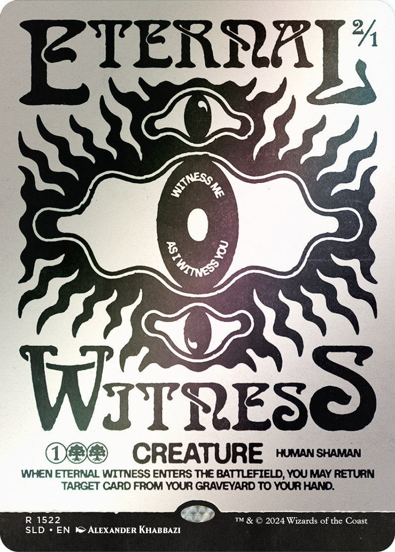 Eternal Witness (1522) (Rainbow Foil) [Secret Lair Drop Series] | Jomio and Rueliete's Cards and Comics