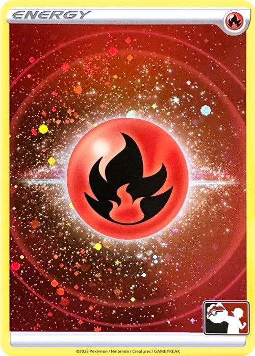 Fire Energy (Cosmos Holo) [Prize Pack Series Three] | Jomio and Rueliete's Cards and Comics