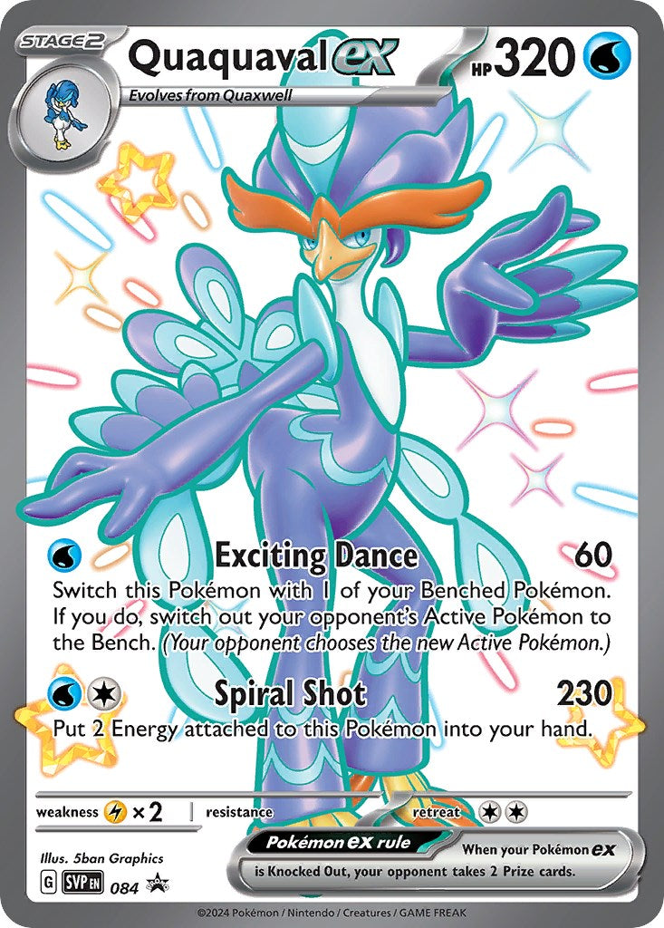 Quaquaval ex (084) (Jumbo Card) [Scarlet & Violet: Black Star Promos] | Jomio and Rueliete's Cards and Comics