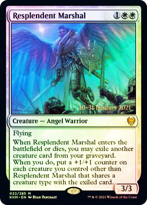 Resplendent Marshal [Kaldheim Prerelease Promos] | Jomio and Rueliete's Cards and Comics