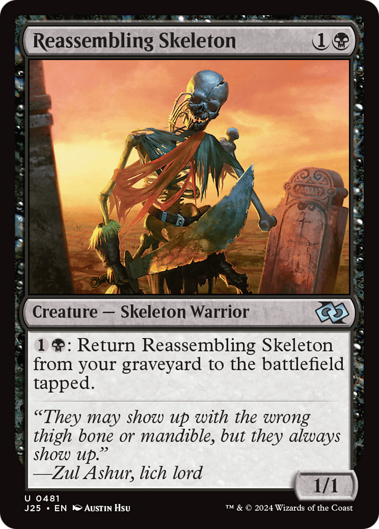 Reassembling Skeleton [Foundations Jumpstart] | Jomio and Rueliete's Cards and Comics