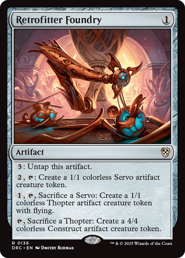 Retrofitter Foundry [Aetherdrift Commander] | Jomio and Rueliete's Cards and Comics