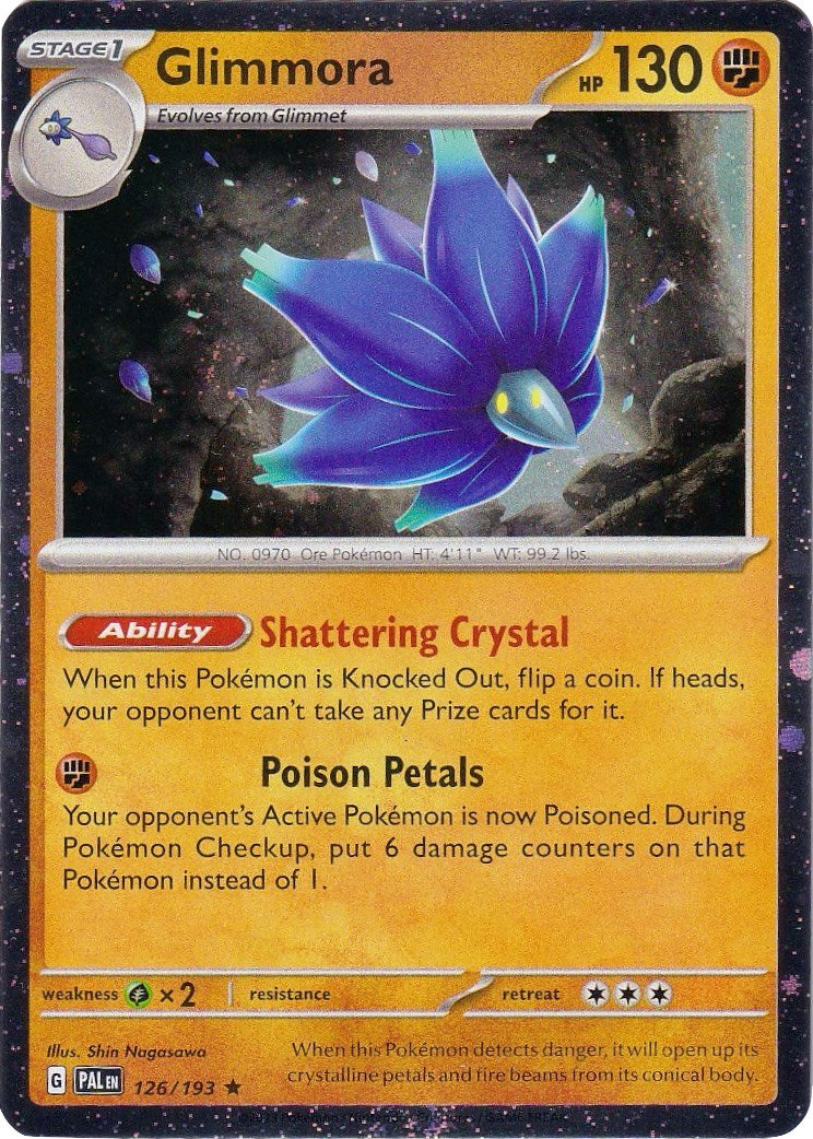 Glimmora (126/193) (Cosmos Holo) [Scarlet & Violet: Paldea Evolved] | Jomio and Rueliete's Cards and Comics