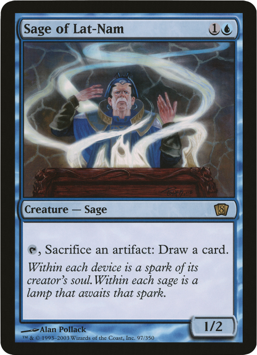 Sage of Lat-Nam (Oversized) [Eighth Edition Box Topper] | Jomio and Rueliete's Cards and Comics