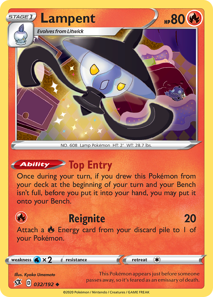 Lampent (032/192) [Sword & Shield: Rebel Clash] | Jomio and Rueliete's Cards and Comics