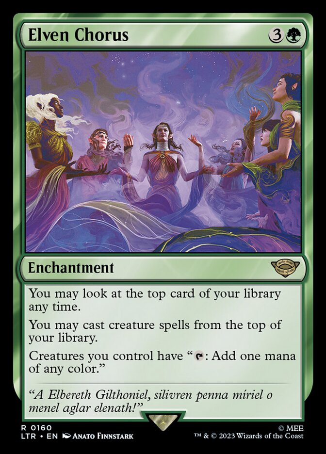 Elven Chorus [The Lord of the Rings: Tales of Middle-Earth] | Jomio and Rueliete's Cards and Comics