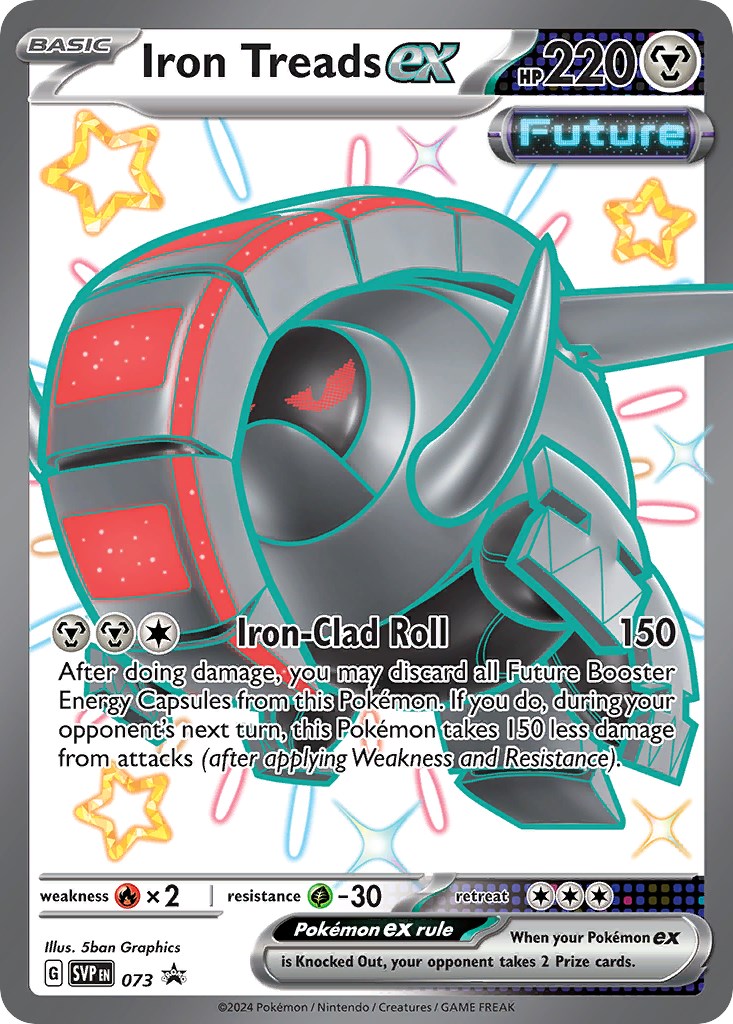 Iron Treads ex (073) [Scarlet & Violet: Black Star Promos] | Jomio and Rueliete's Cards and Comics