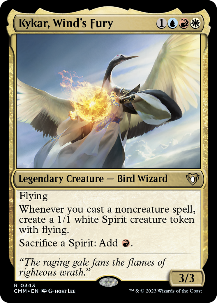 Kykar, Wind's Fury [Commander Masters] | Jomio and Rueliete's Cards and Comics