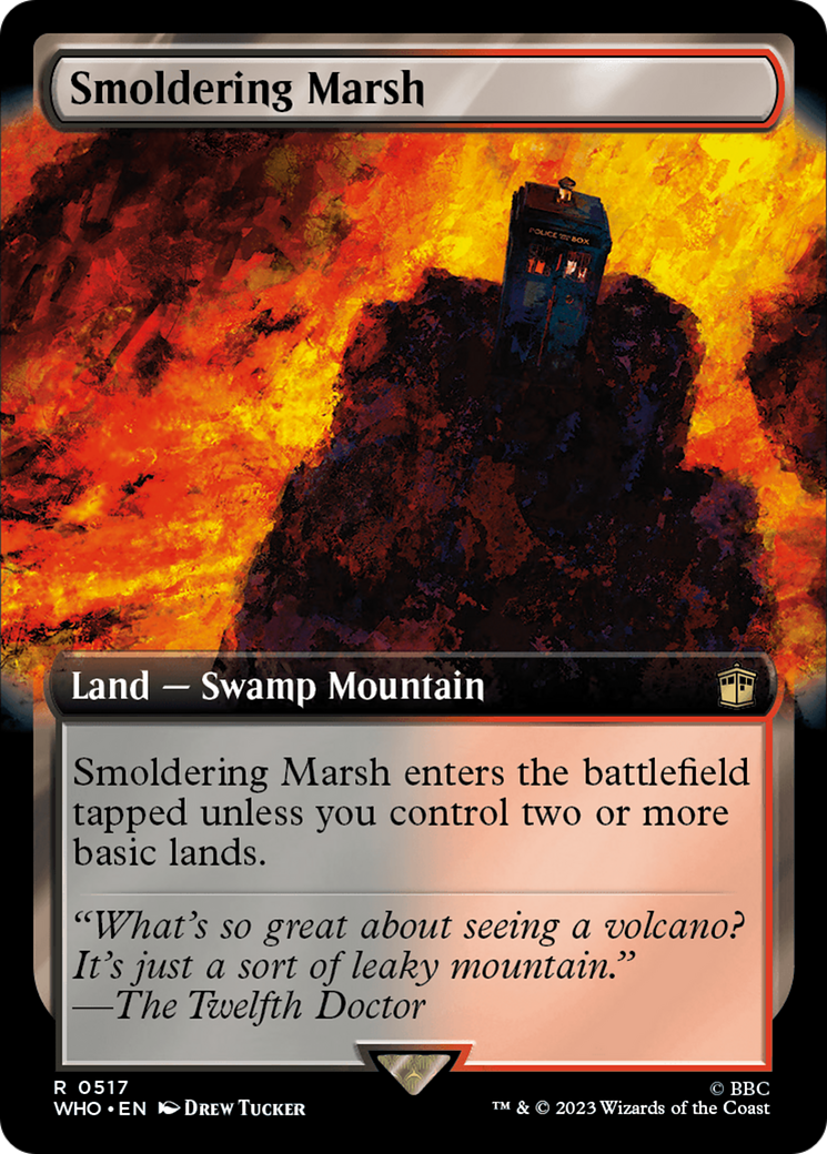 Smoldering Marsh (Extended Art) [Doctor Who] | Jomio and Rueliete's Cards and Comics
