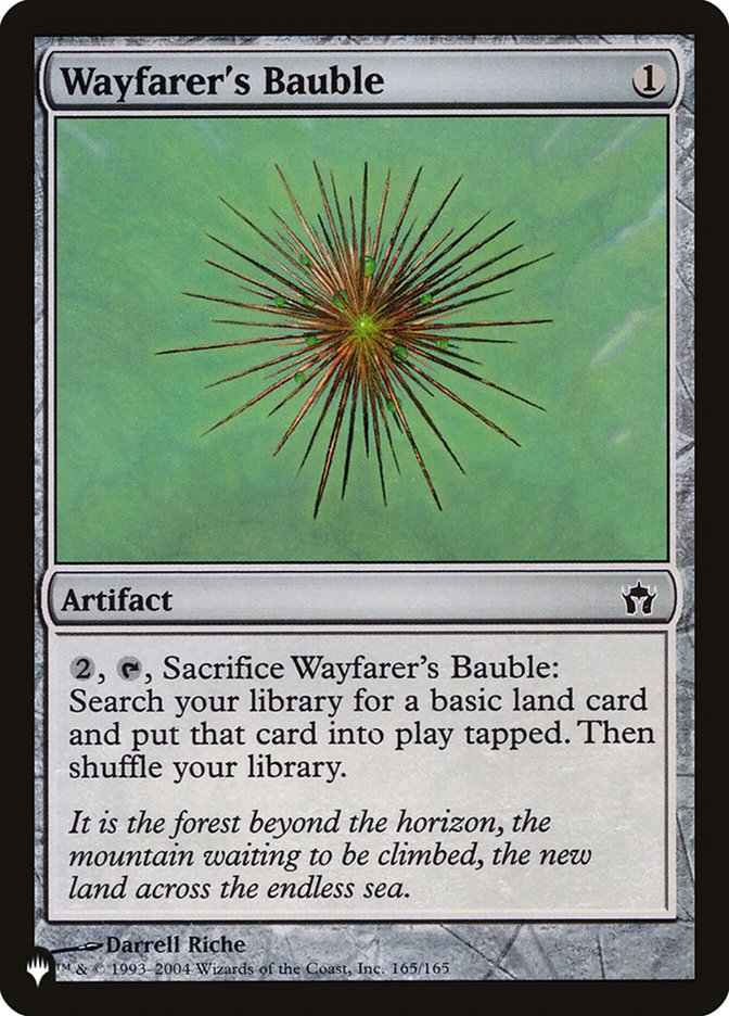 Wayfarer's Bauble [The List] | Jomio and Rueliete's Cards and Comics