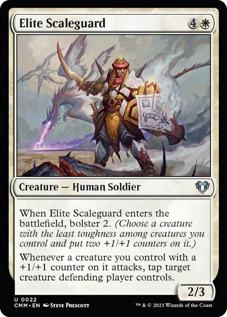 Elite Scaleguard [Commander Masters] | Jomio and Rueliete's Cards and Comics