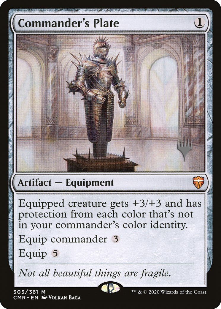 Commander's Plate (Promo Pack) [Murders at Karlov Manor Promos] | Jomio and Rueliete's Cards and Comics