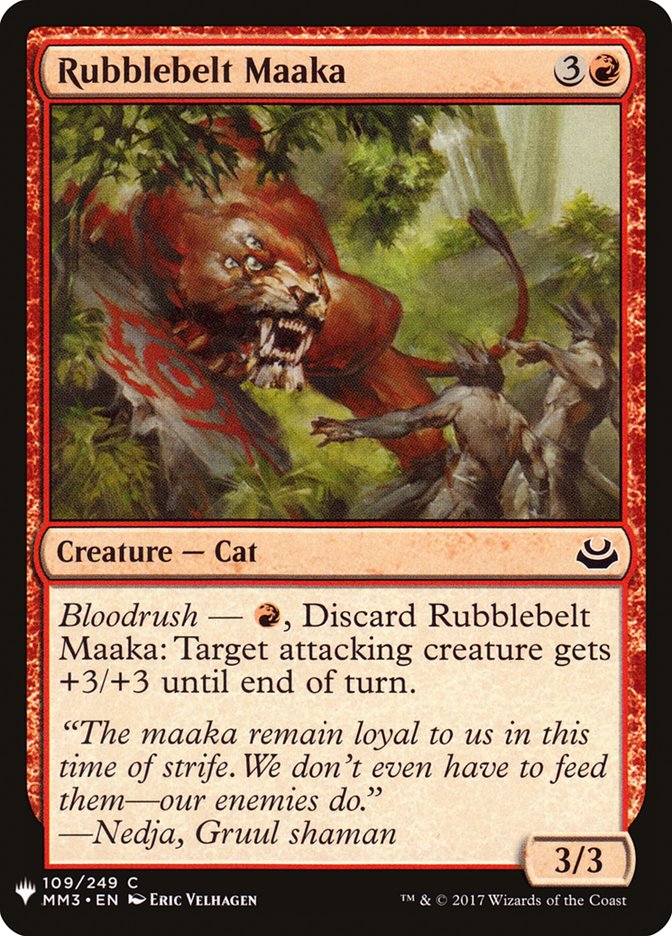 Rubblebelt Maaka [Mystery Booster] | Jomio and Rueliete's Cards and Comics