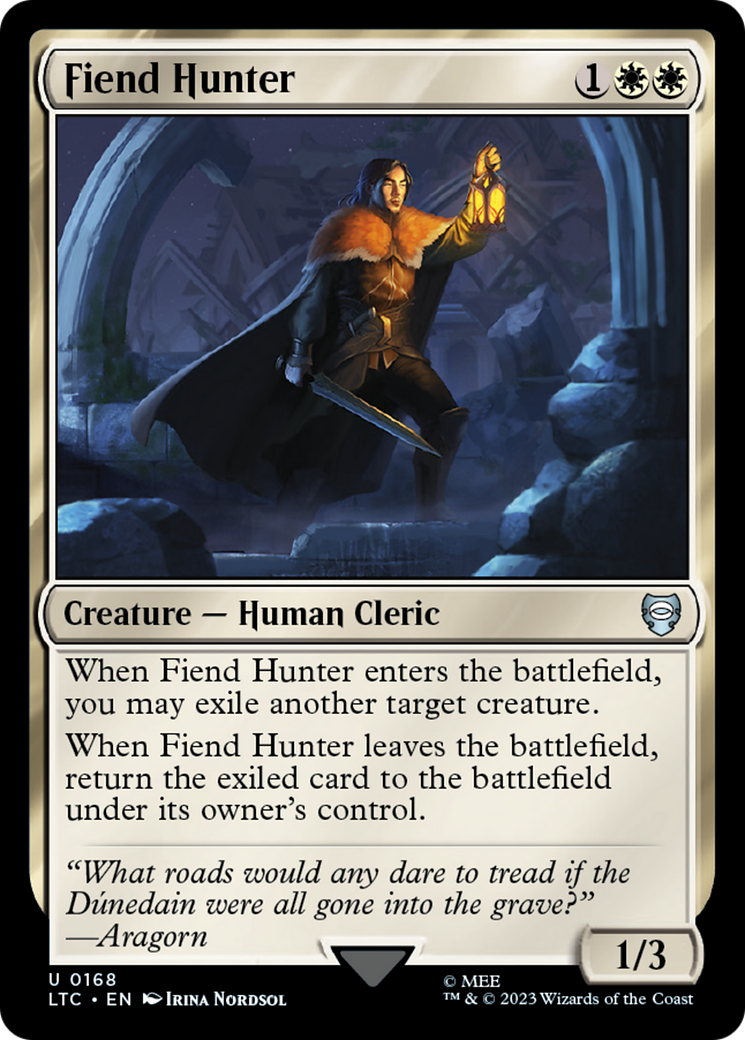 Fiend Hunter [The Lord of the Rings: Tales of Middle-Earth Commander] | Jomio and Rueliete's Cards and Comics