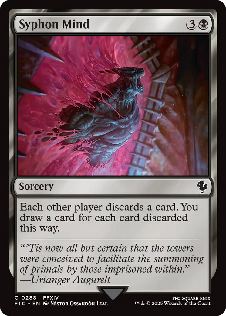 Syphon Mind [FINAL FANTASY Commander] | Jomio and Rueliete's Cards and Comics