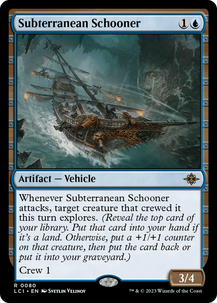 Subterranean Schooner [The Lost Caverns of Ixalan] | Jomio and Rueliete's Cards and Comics