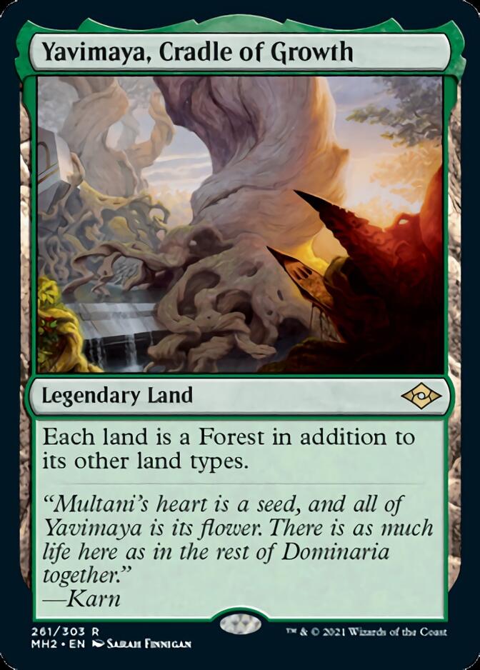 Yavimaya, Cradle of Growth [Modern Horizons 2] | Jomio and Rueliete's Cards and Comics