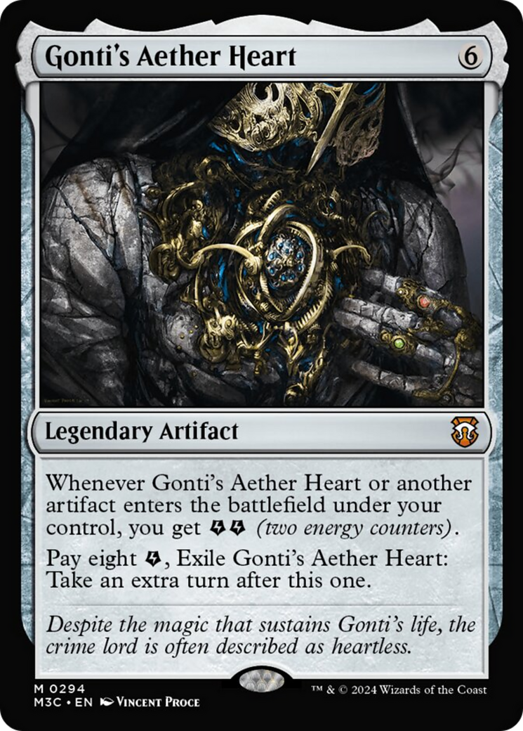 Gonti's Aether Heart [Modern Horizons 3 Commander] | Jomio and Rueliete's Cards and Comics