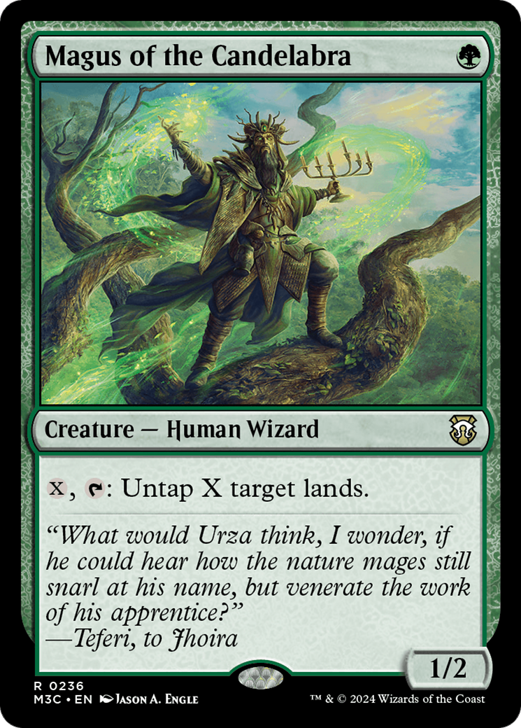 Magus of the Candelabra (Ripple Foil) [Modern Horizons 3 Commander] | Jomio and Rueliete's Cards and Comics