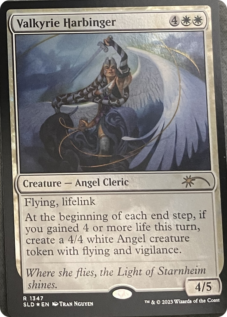 Valkyrie Harbinger [Secret Lair: Angels] | Jomio and Rueliete's Cards and Comics