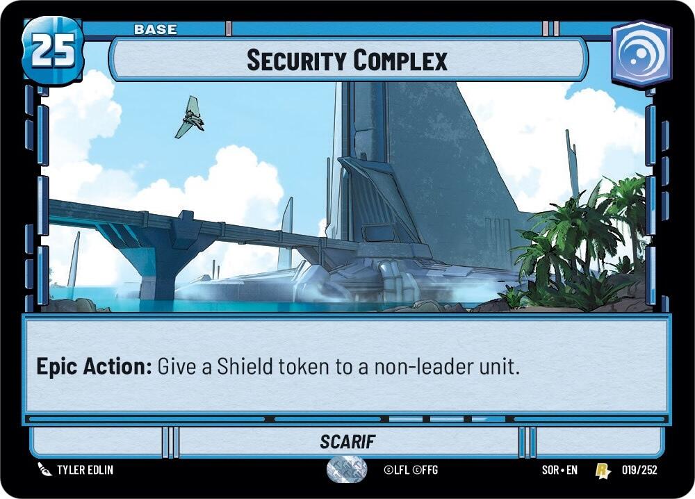 Security Complex (019/252) [Spark of Rebellion] | Jomio and Rueliete's Cards and Comics