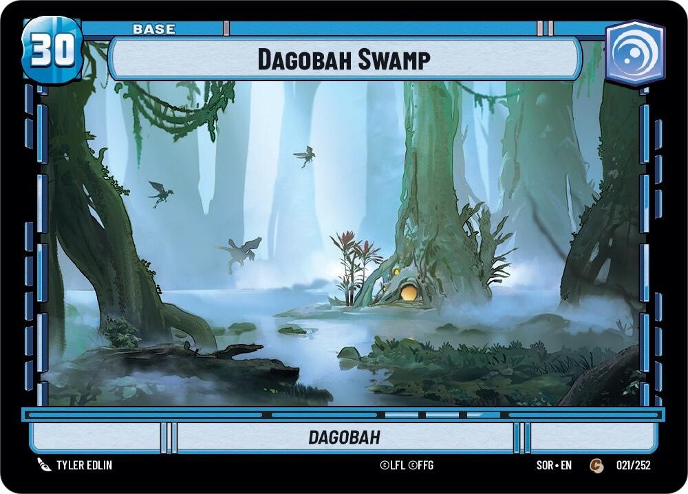 Dagobah Swamp (021/252) [Spark of Rebellion] | Jomio and Rueliete's Cards and Comics