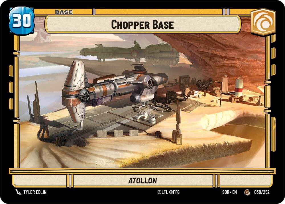 Chopper Base (030/252) [Spark of Rebellion] | Jomio and Rueliete's Cards and Comics