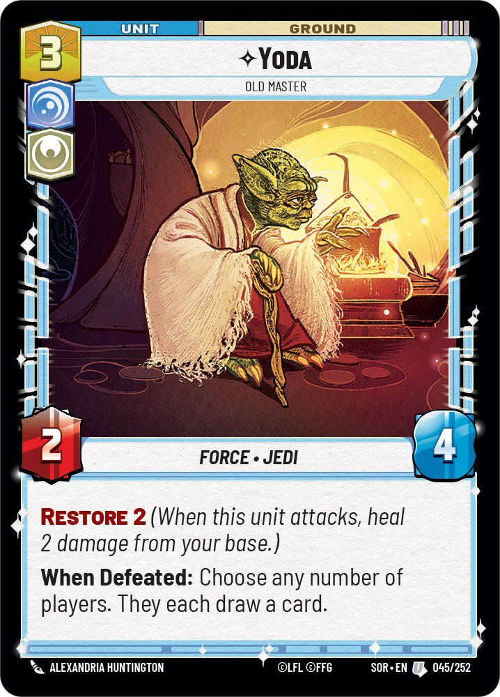 Yoda - Old Master (045/252) [Spark of Rebellion] | Jomio and Rueliete's Cards and Comics