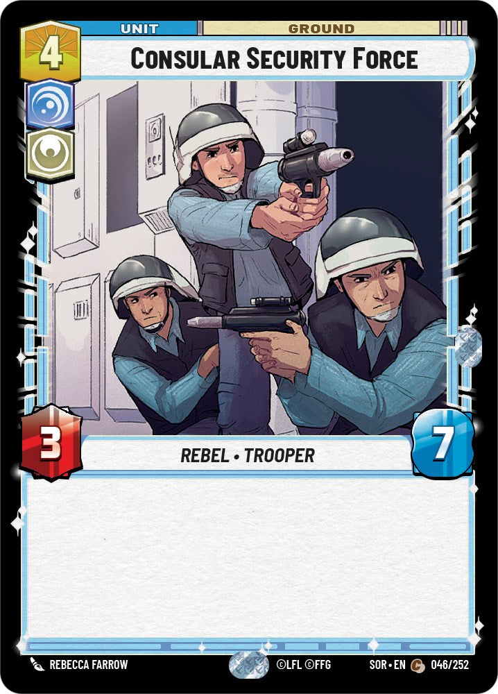 Consular Security Force (046/252) [Spark of Rebellion] | Jomio and Rueliete's Cards and Comics