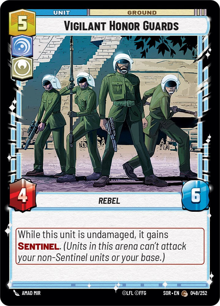 Vigilant Honor Guards (048/252) [Spark of Rebellion] | Jomio and Rueliete's Cards and Comics