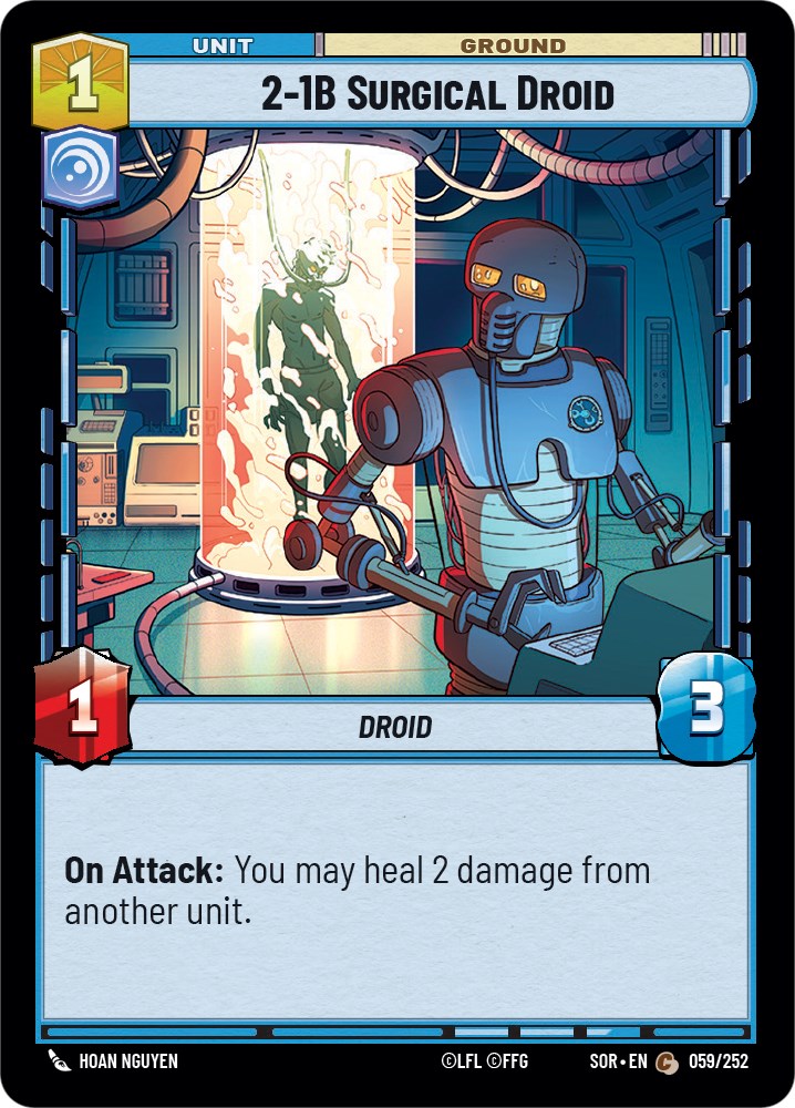 2-1B Surgical Droid (059/252) [Spark of Rebellion] | Jomio and Rueliete's Cards and Comics
