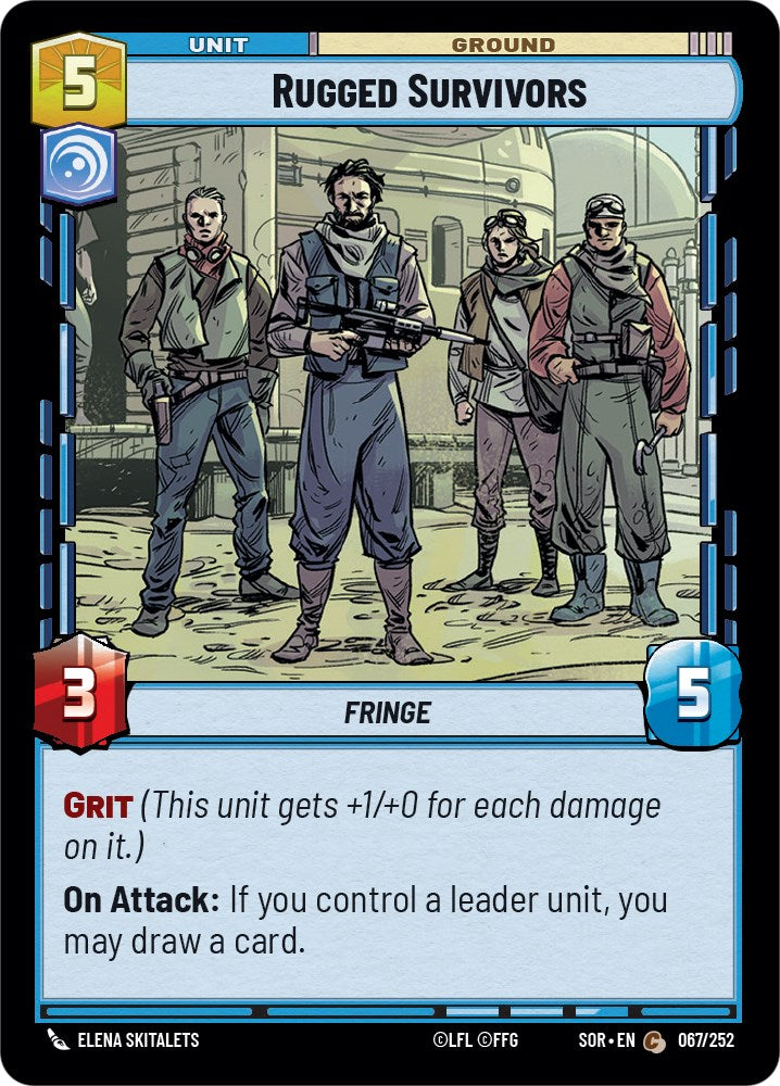 Rugged Survivors (067/252) [Spark of Rebellion] | Jomio and Rueliete's Cards and Comics