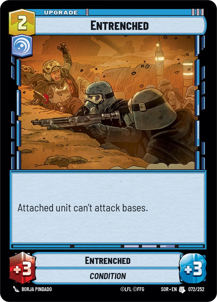 Entrenched (072/252) [Spark of Rebellion] | Jomio and Rueliete's Cards and Comics