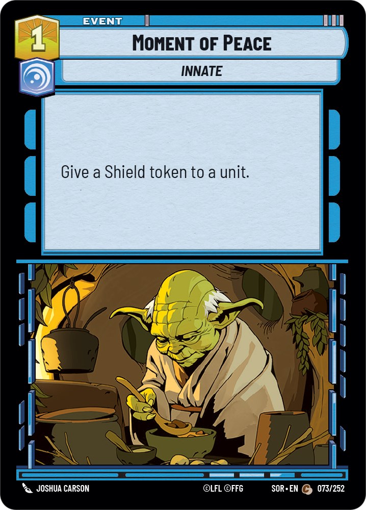 Moment of Peace (073/252) [Spark of Rebellion] | Jomio and Rueliete's Cards and Comics