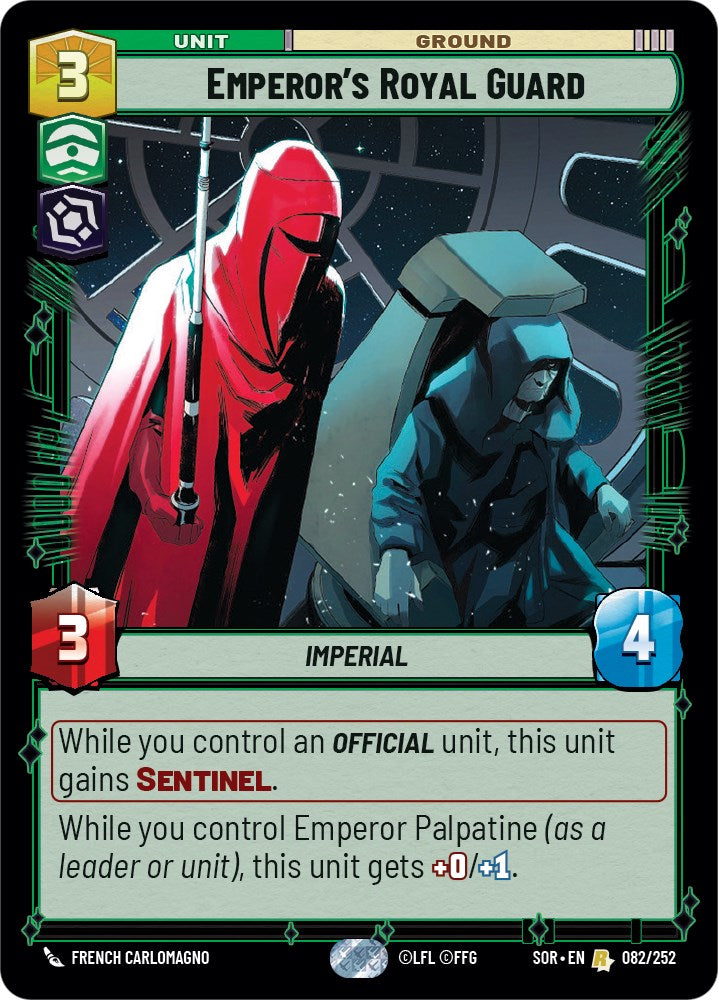 Emperor's Royal Guard (082/252) [Spark of Rebellion] | Jomio and Rueliete's Cards and Comics
