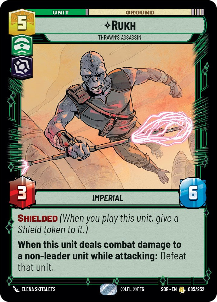 Rukh - Thrawn's Assasin (085/252) [Spark of Rebellion] | Jomio and Rueliete's Cards and Comics