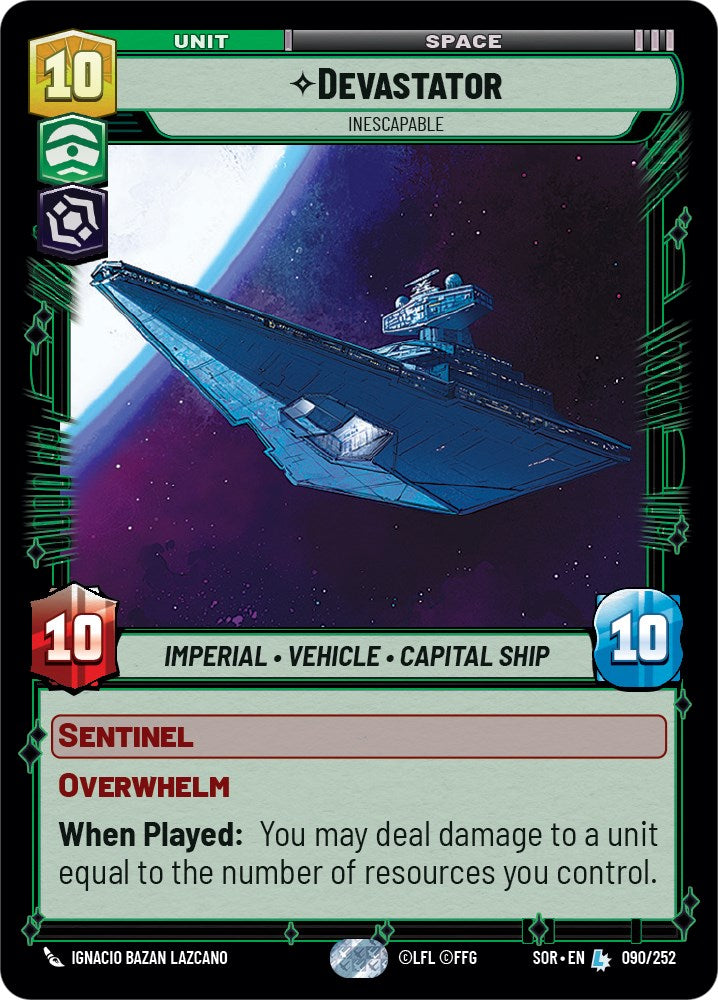 Devastator - Inescapable (090/252) [Spark of Rebellion] | Jomio and Rueliete's Cards and Comics