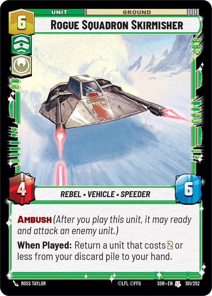 Rogue Squadron Skirmisher (101/252) [Spark of Rebellion] | Jomio and Rueliete's Cards and Comics