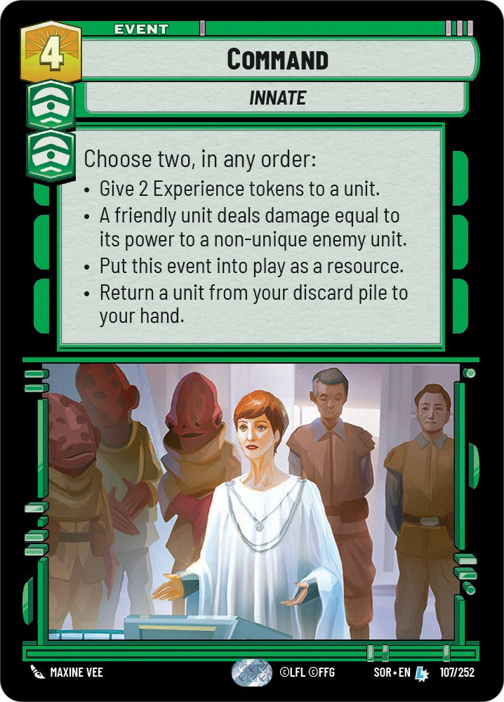 Command (107/252) [Spark of Rebellion] | Jomio and Rueliete's Cards and Comics