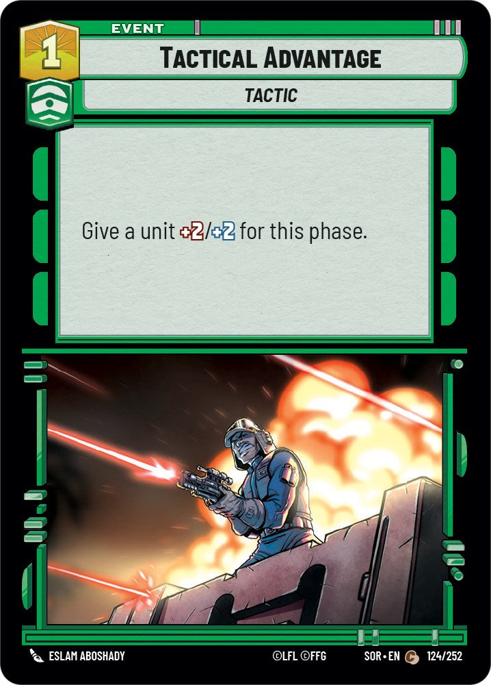 Tactical Advantage (124/252) [Spark of Rebellion] | Jomio and Rueliete's Cards and Comics