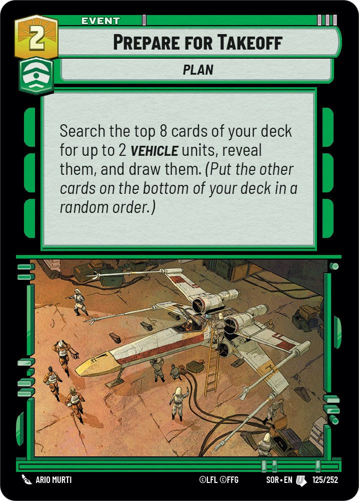 Prepare for Takeoff (125/252) [Spark of Rebellion] | Jomio and Rueliete's Cards and Comics