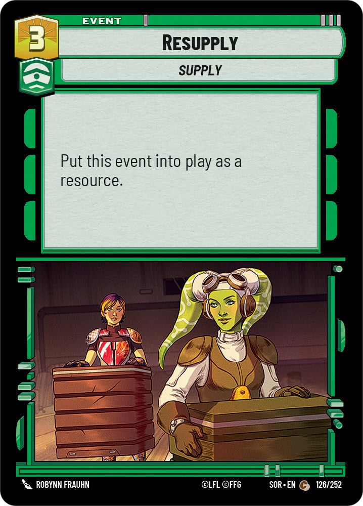 Resupply (126/252) [Spark of Rebellion] | Jomio and Rueliete's Cards and Comics