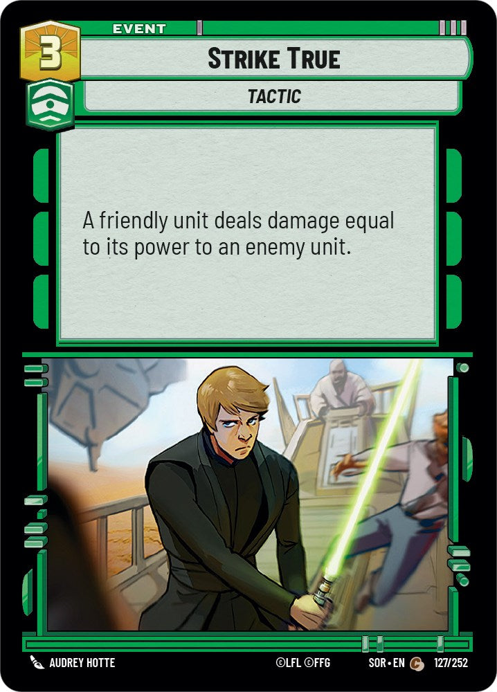 Strike True (127/252) [Spark of Rebellion] | Jomio and Rueliete's Cards and Comics